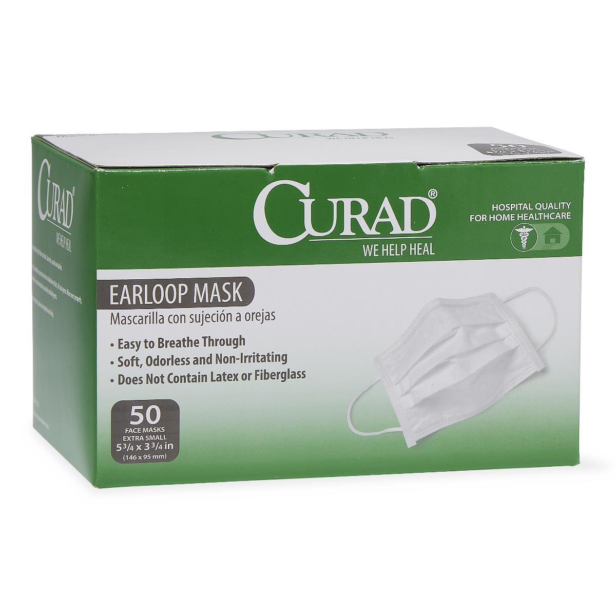 CURAD ASTM Level 1 Extra-Small Face Mask with Ear Loops