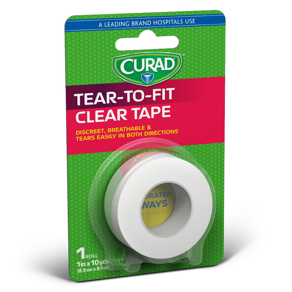 CURAD Transparent Plastic Medical Adhesive Tape