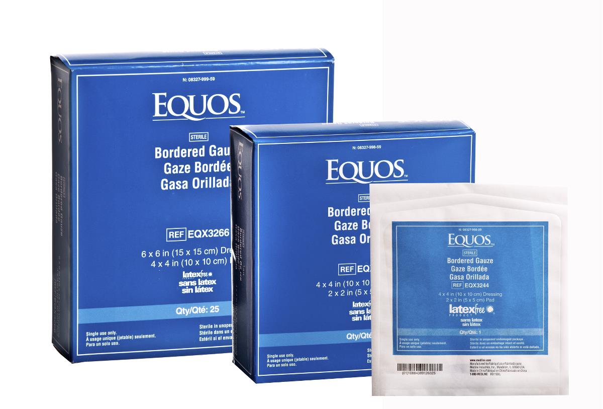 EQUOS Sterile Bordered Gauze