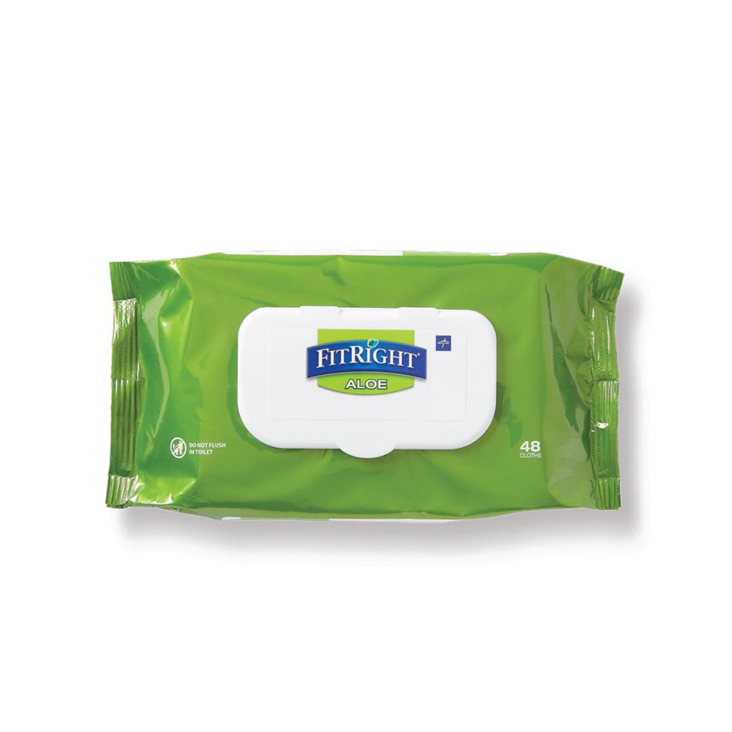 FitRight Aloe Personal Cleansing Wipes