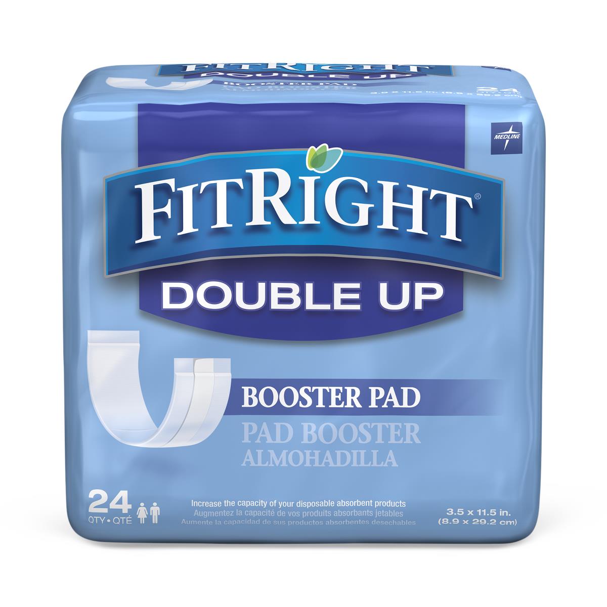 FitRight Double Up Thin Booster Pads