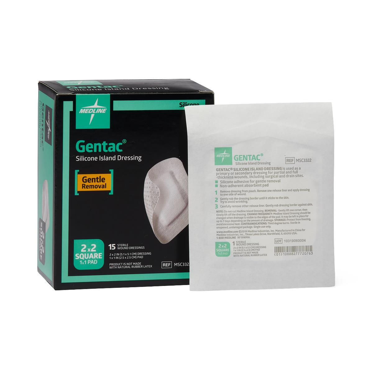 Gentac Silicone Island Wound Dressings
