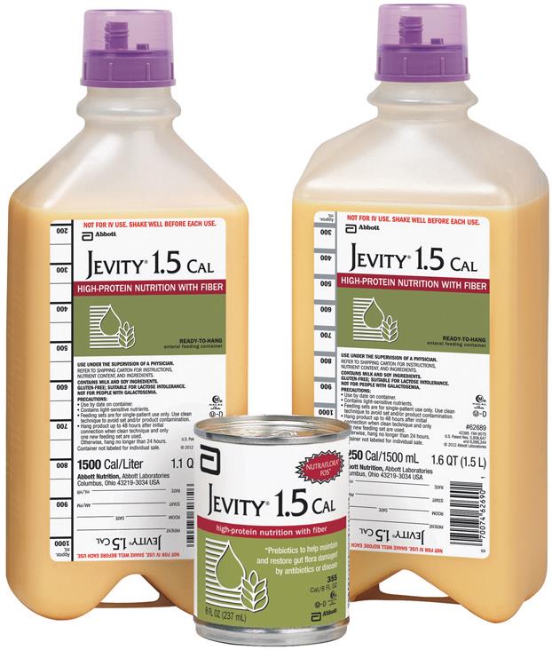 Jevity 1.5 Cal Nutrition Ready-to-Hang Unflavored Supplements