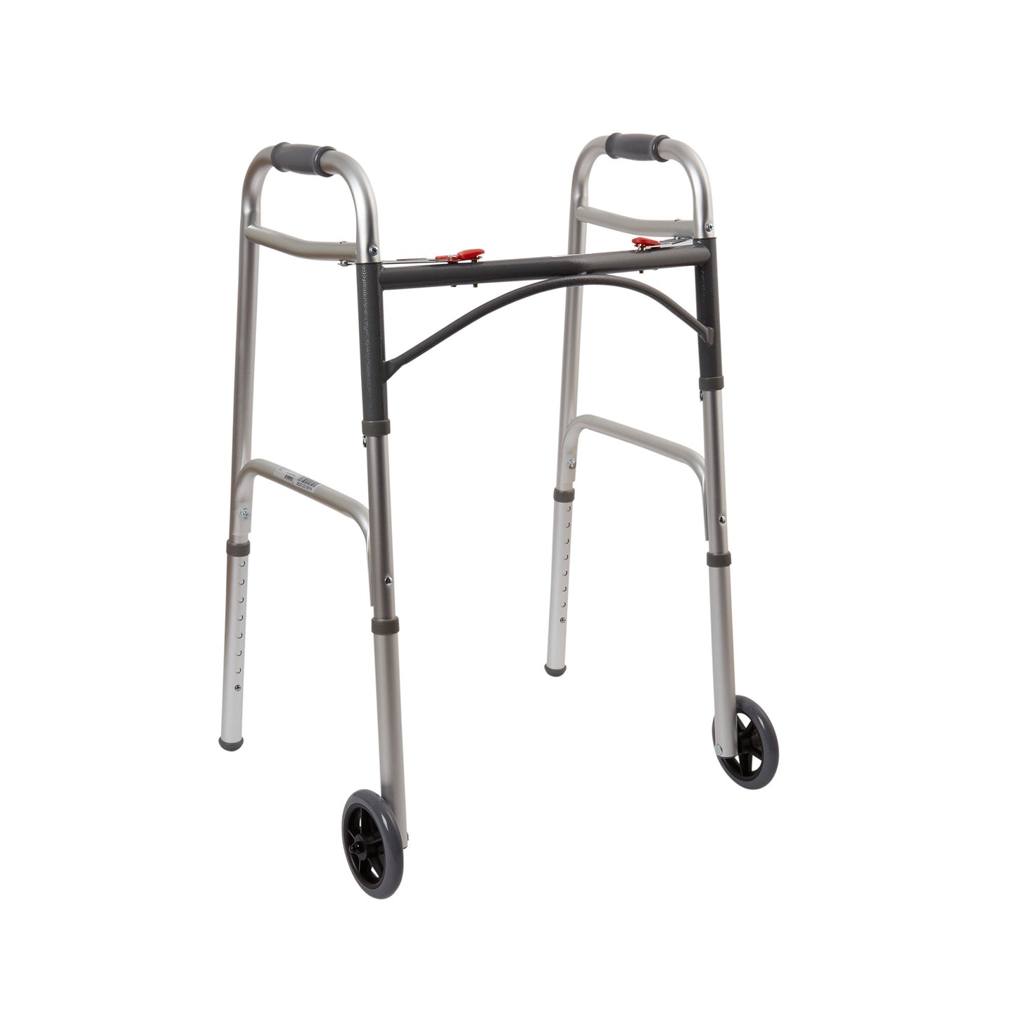 McKesson Aluminum Folding Walker with Wheels