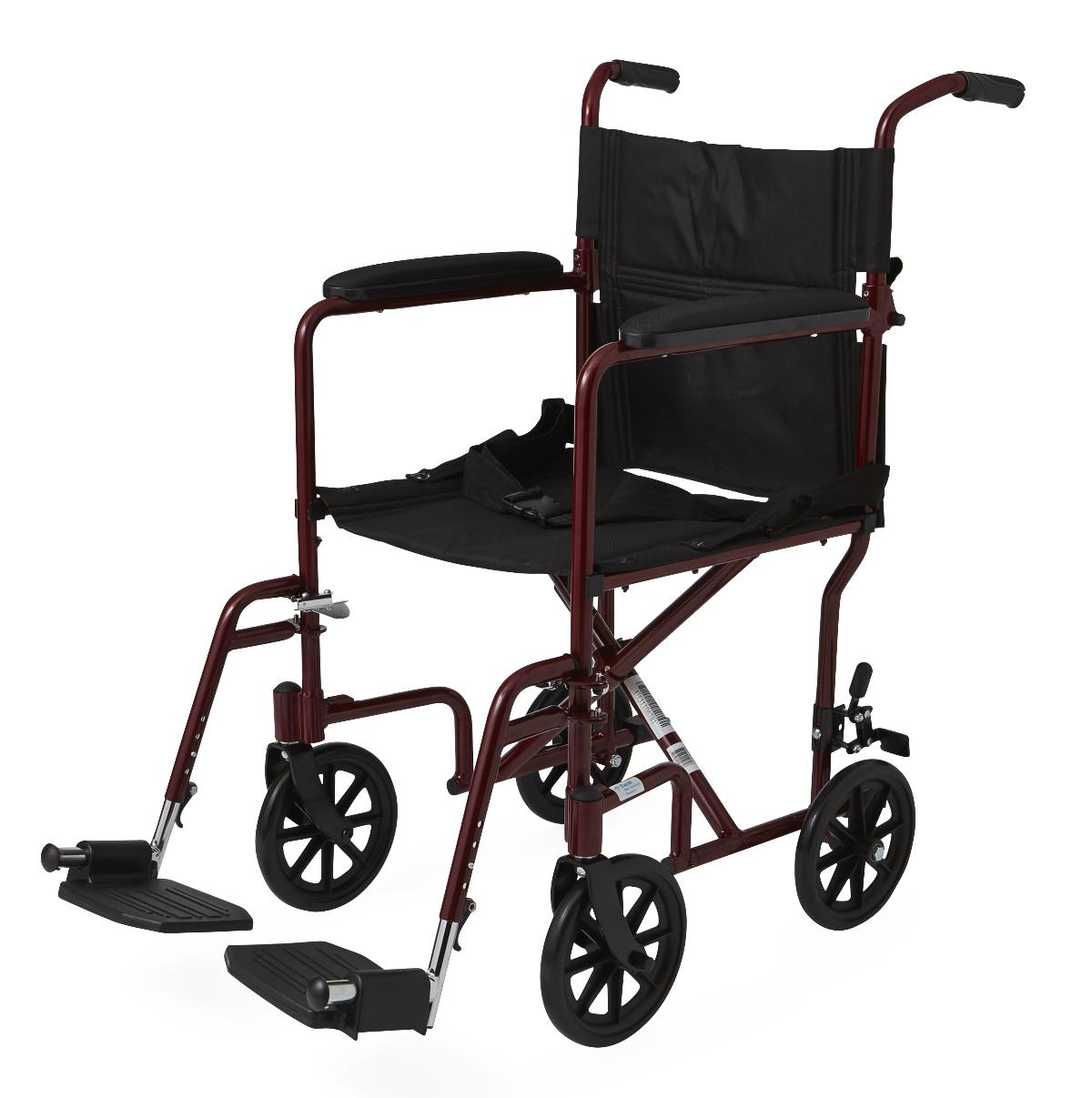 Medline Basic Aluminum Transport Chair
