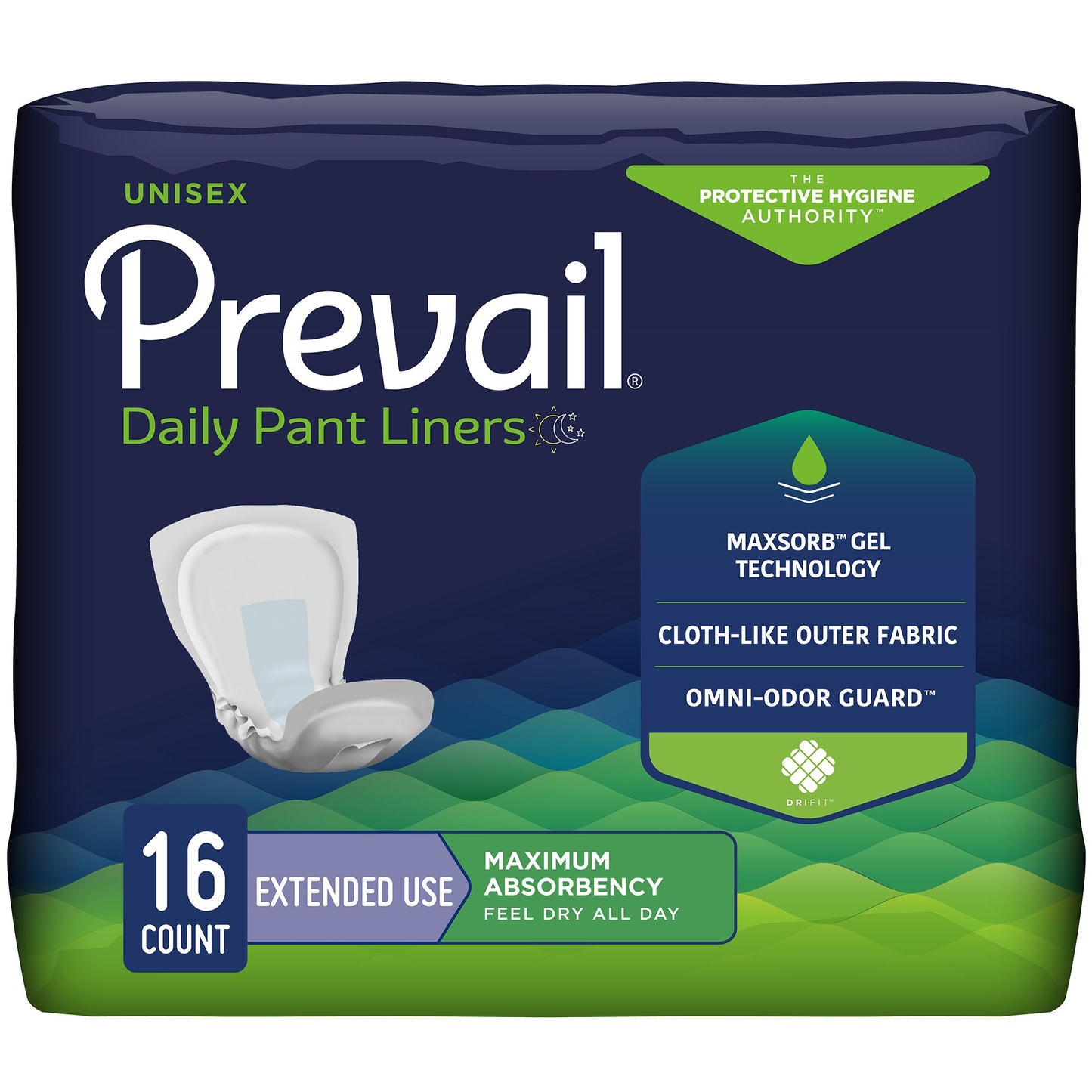 Prevail Extended Use Daily Liners
