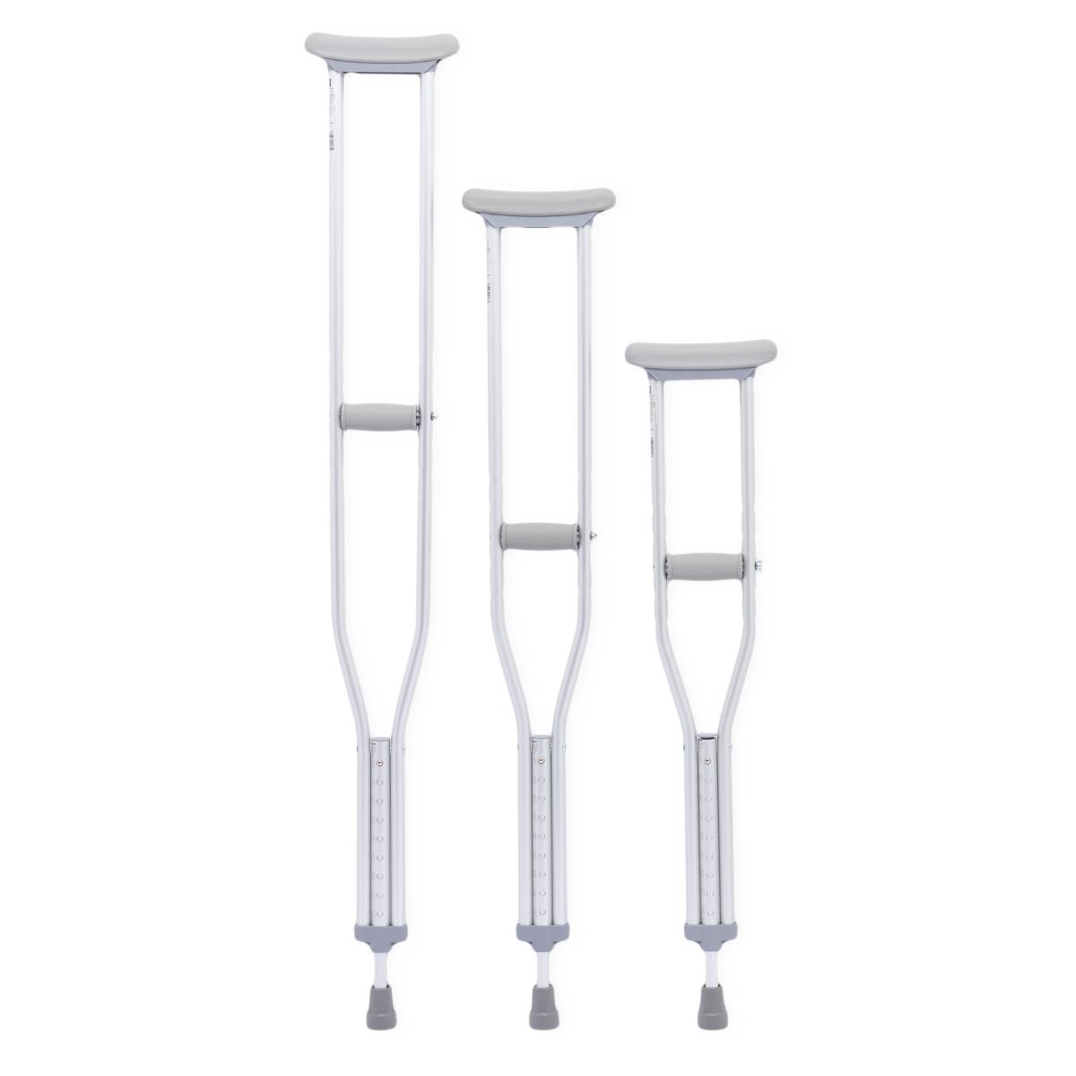 Standard Aluminum Push-Button Crutches