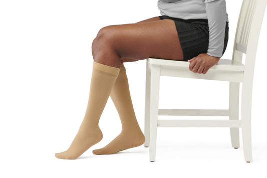 CURAD Knee-High 15-20 mmHg Compression Hosiery