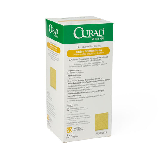 CURAD Xeroform Sterile Nonadherent Gauze Dressings