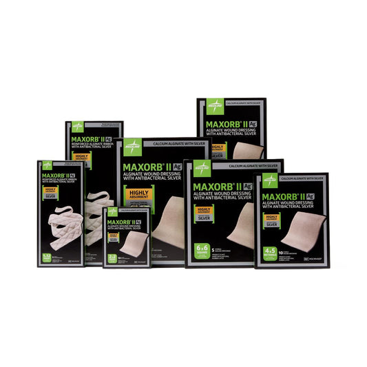 Maxorb II Silver Alginate Wound Dressings
