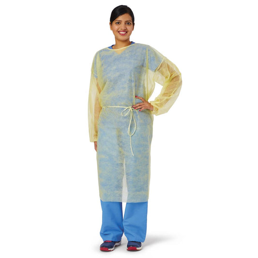 Medline Disposable Full Back Spunbond Cover Gown