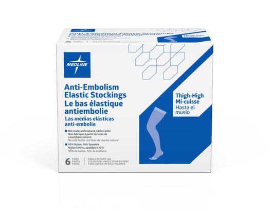 Medline EMS Thigh High Anti-Embolism Stockings