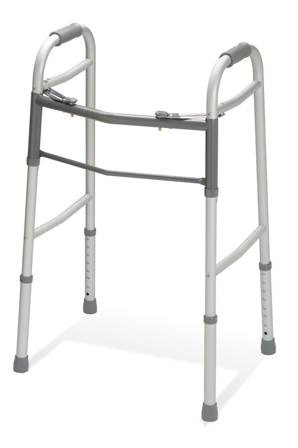 Medline Folding Walker without Wheels