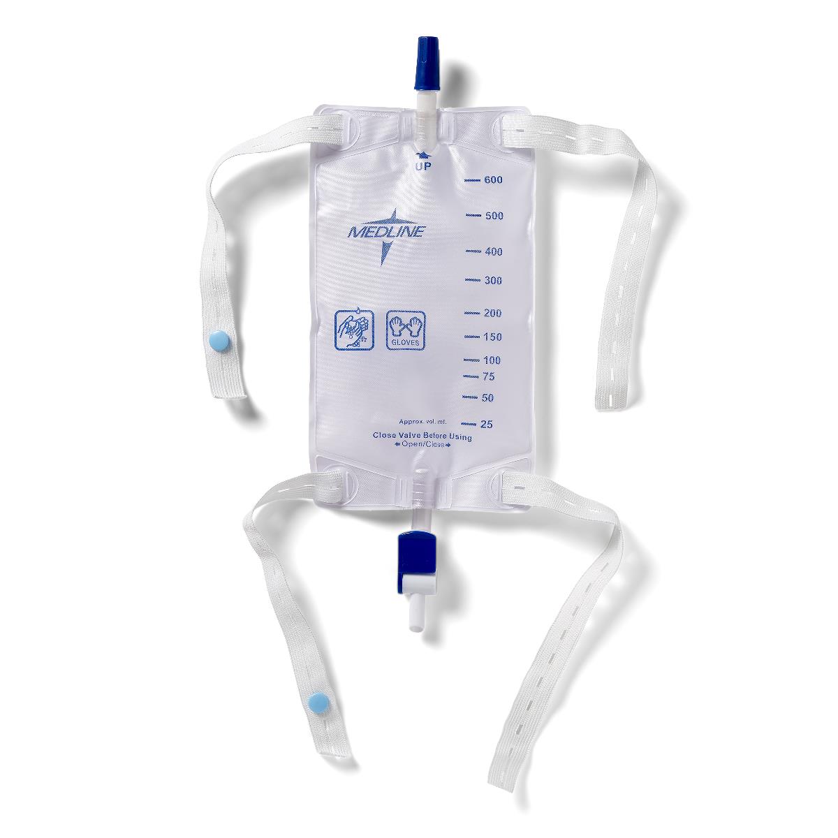 Medline Leg Bag with Flip Drain