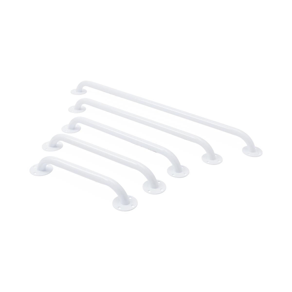 White Enameled Grab Bars