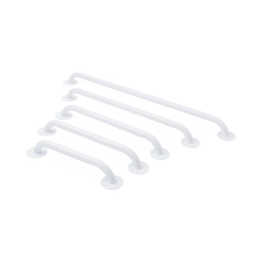 White Enameled Grab Bars
