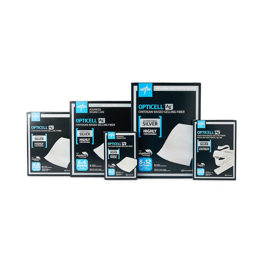 Opticell Ag+ Silver Antibacterial Gelling Fiber Wound Dressings