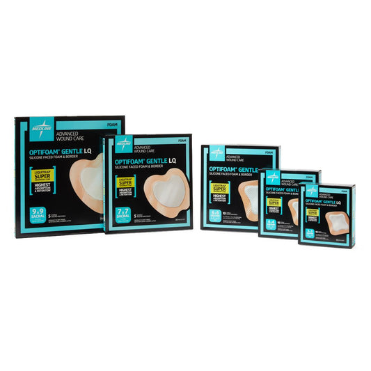 Optifoam Gentle LQ Silicone-Faced Foam Wound Dressings