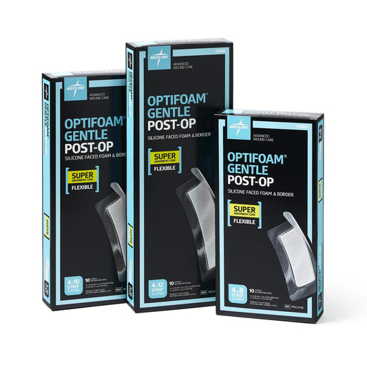 Optifoam Gentle Post-Op Foam Wound Dressings