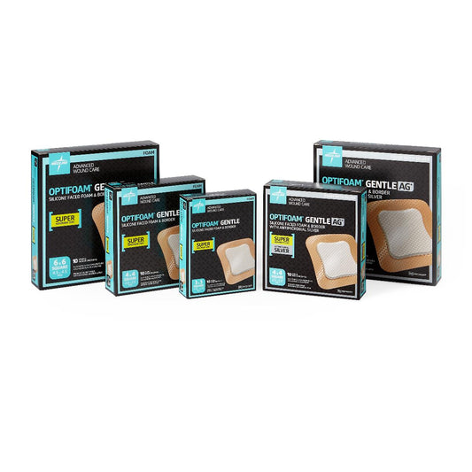 Optifoam Gentle SA Silicone-Faced Foam Wound Dressings