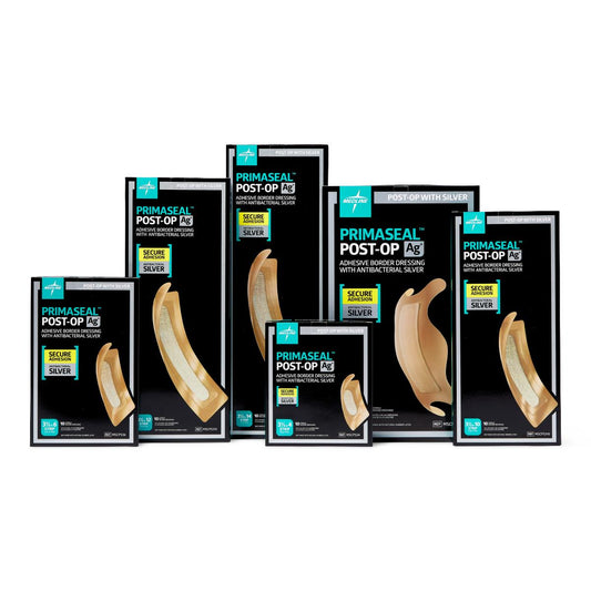 PrimaSeal Ag+ Silver Post-Op Wound Dressings