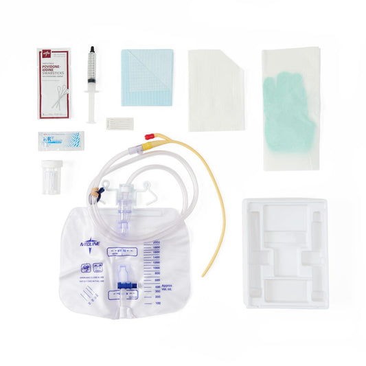 Silicone-Elastomer Latex 2-Layer Foley Catheter Tray / Drain Bag