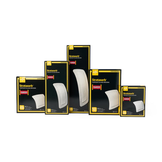 Stratasorb Waterproof Adhesive Island Wound Dressings